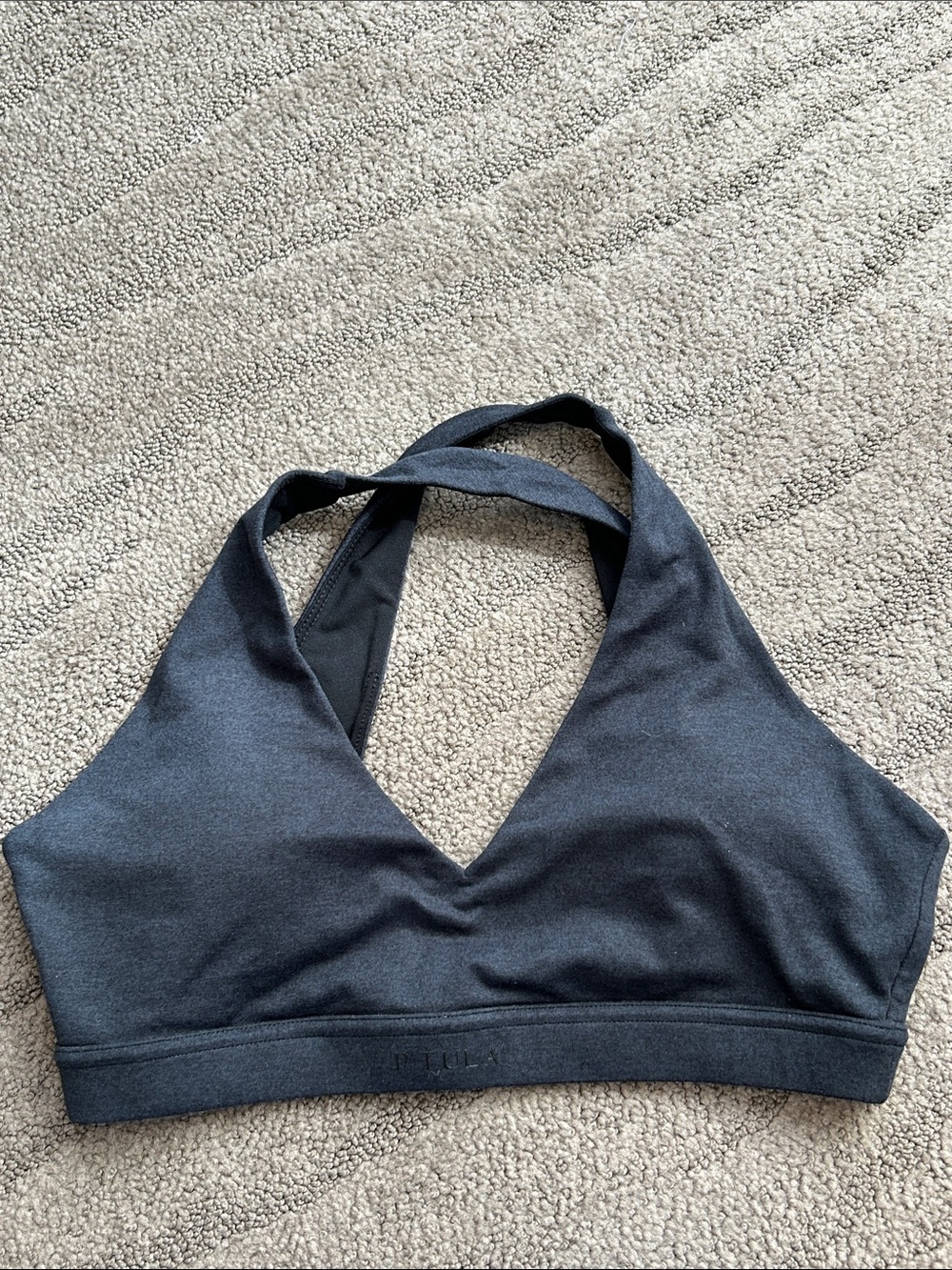 Ptula Bare V neck Sports Bra Size Large - Picture 2 of 6
